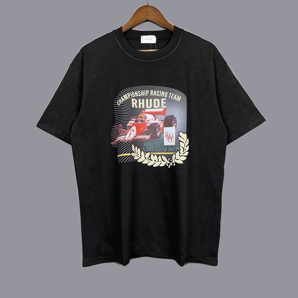 Rhude Print Cotton T-Shirt photo 3
