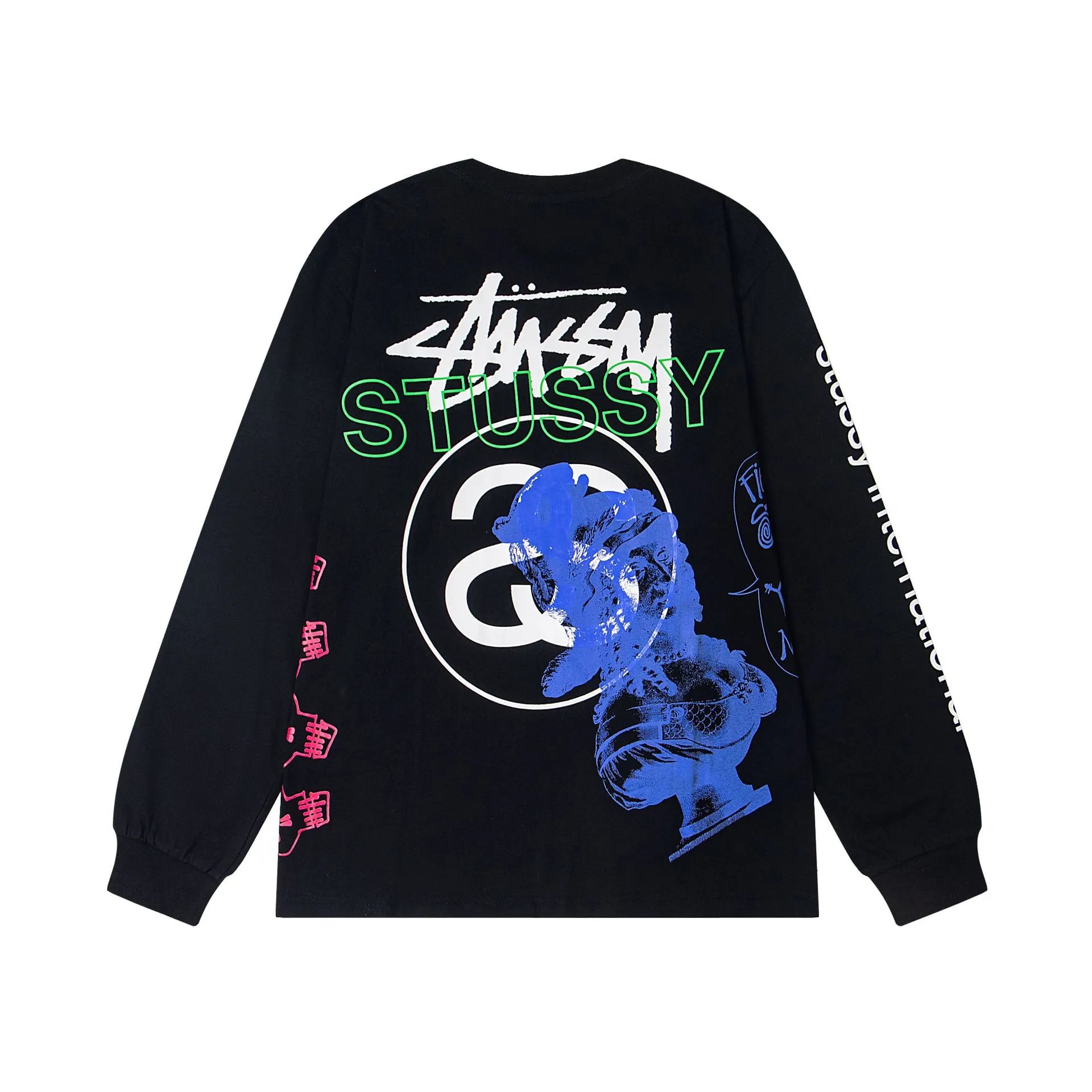 Logo Embroidered Couples Long T-Shirt photo 2