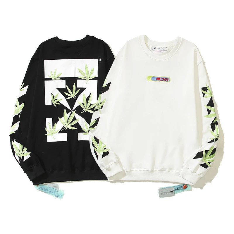 Off-White Arrow Print Black Hoodie - 4