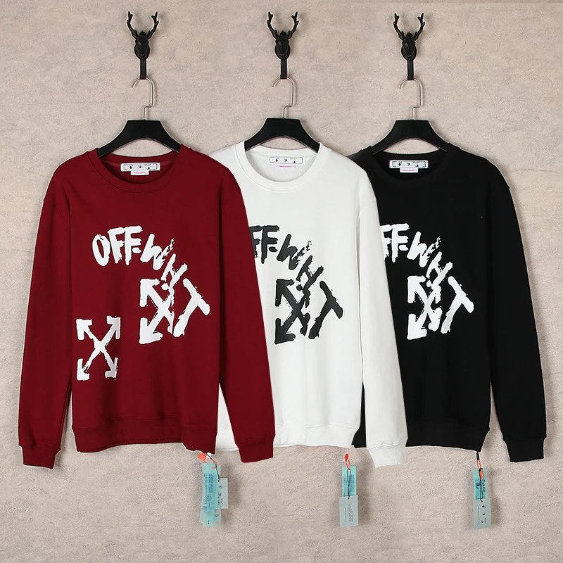 Off-White Arrow Print Black Hoodie - 15