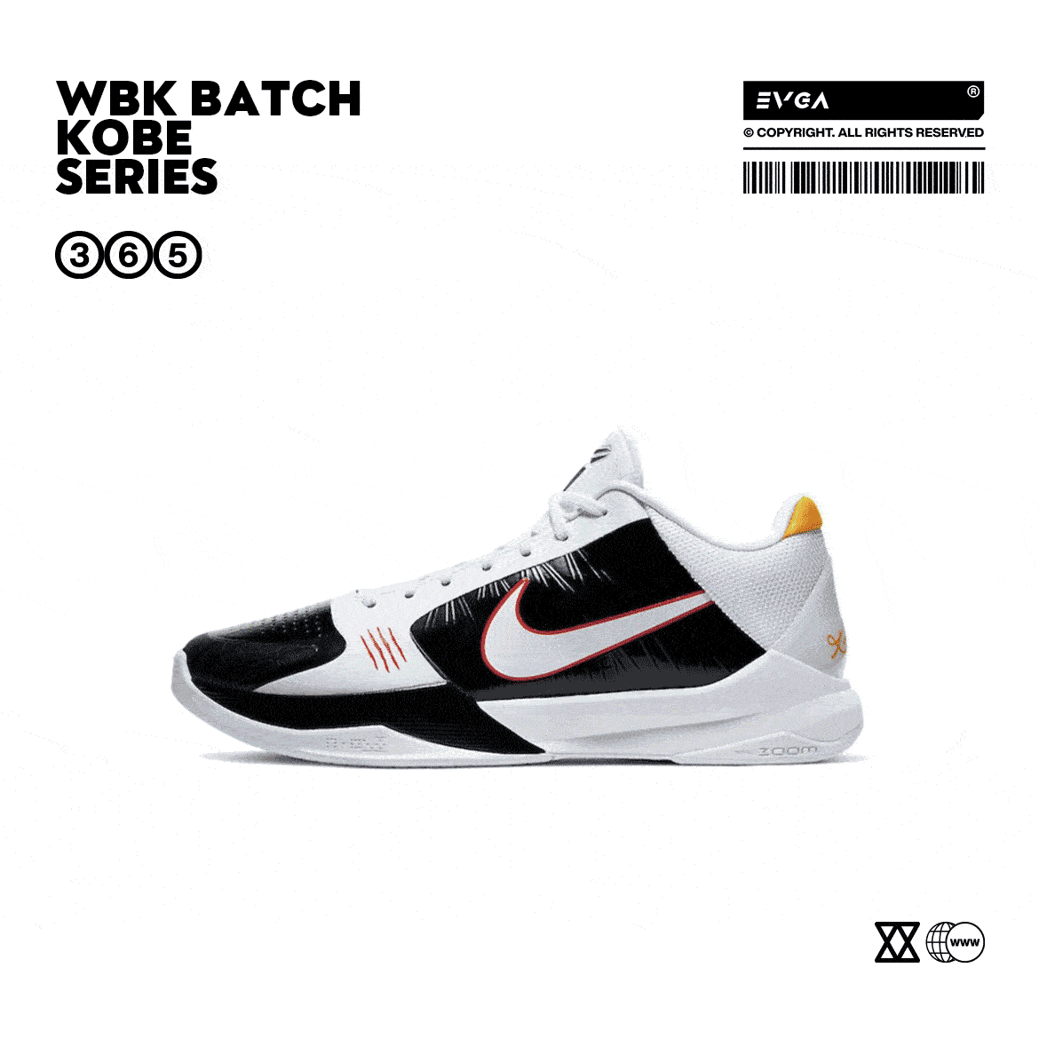 Zoom Kobe 4/5/6/8 Basketball Shoe Series
