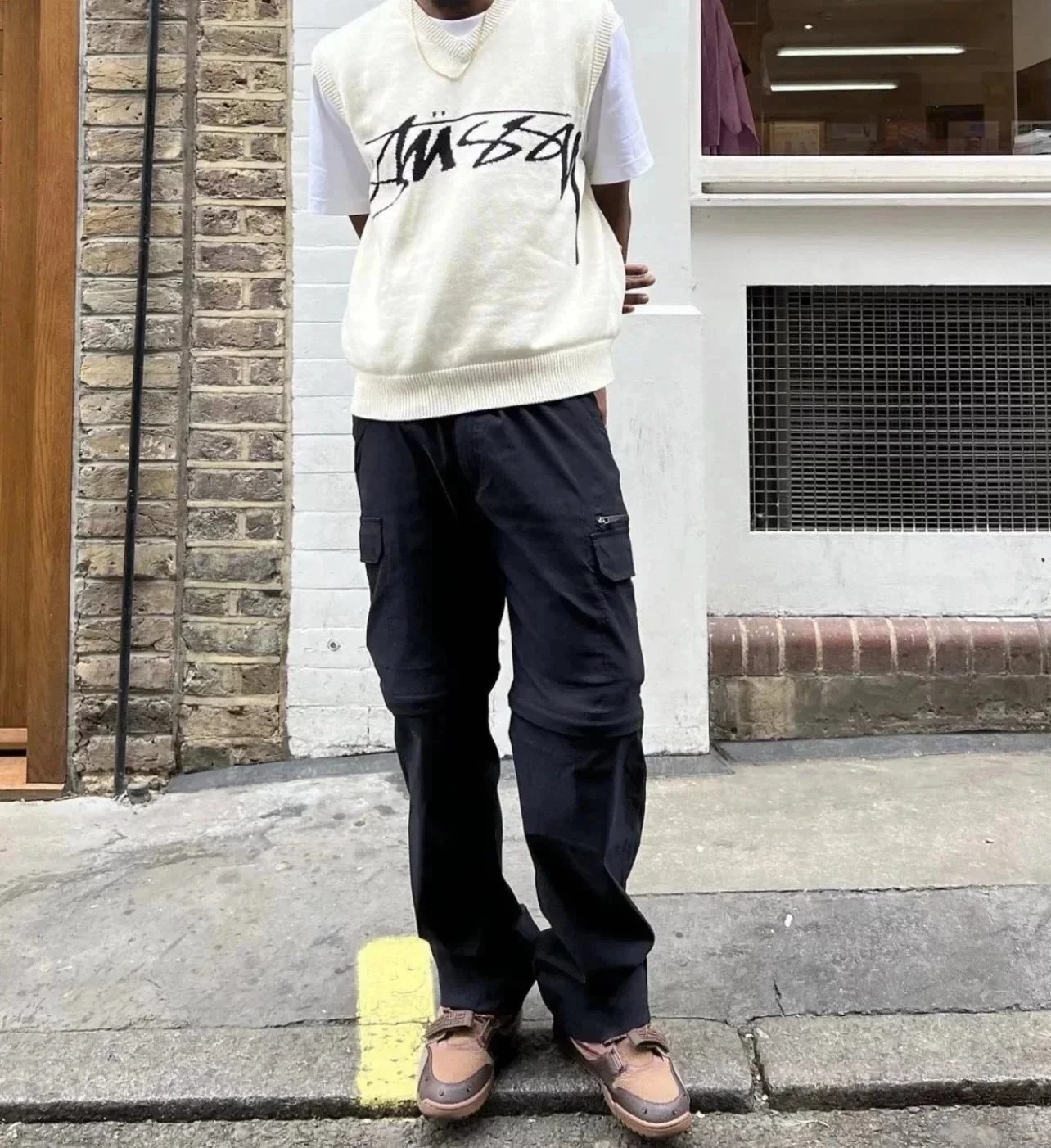 Stussy Logo Knit Vest