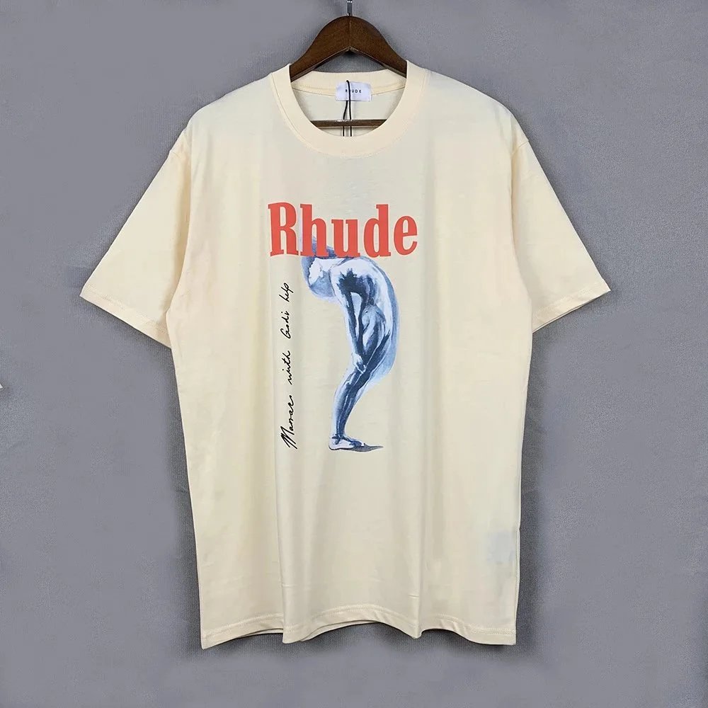 Rhude Print Cotton T-Shirt photo 6