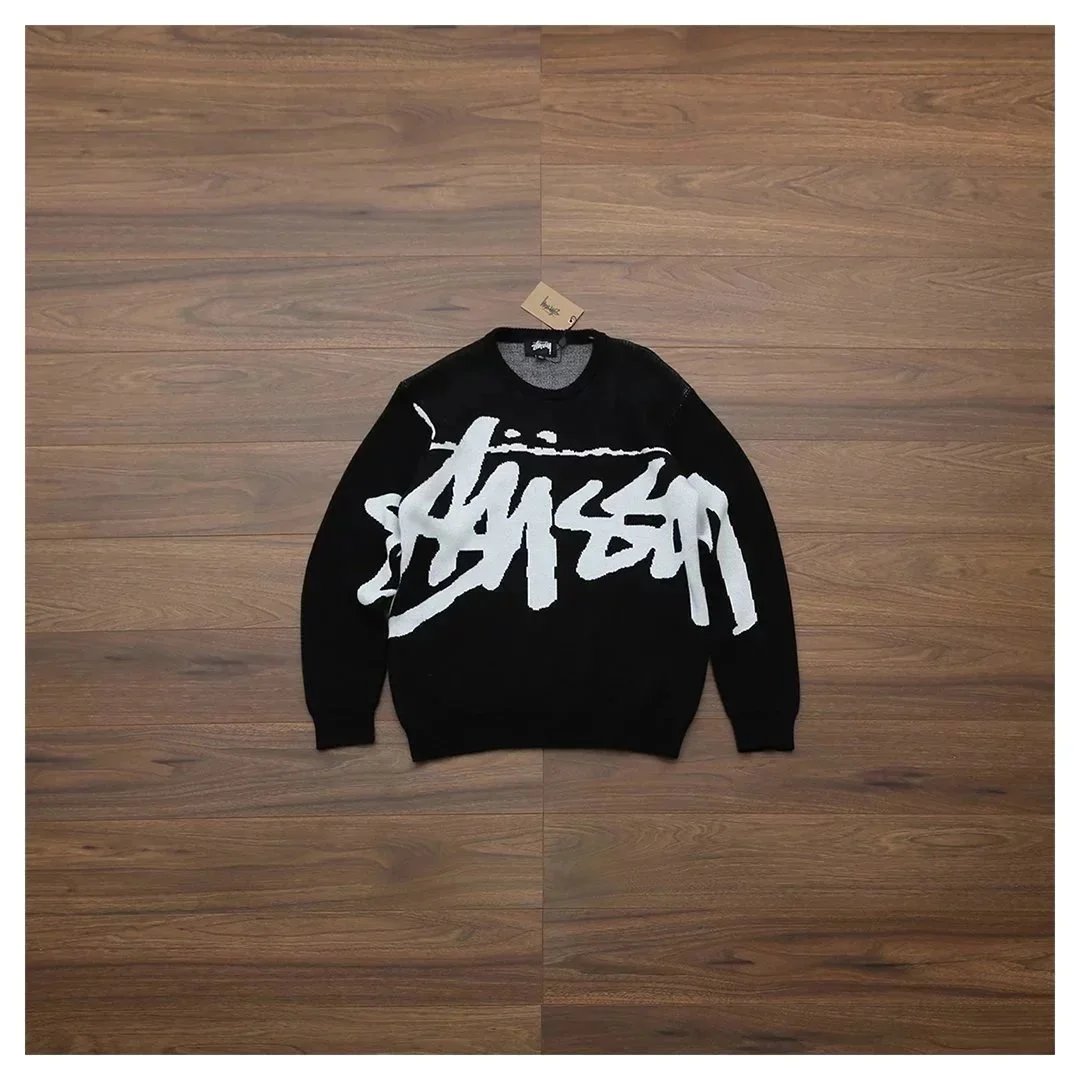 Stussy FW22 Logo Knit Sweater