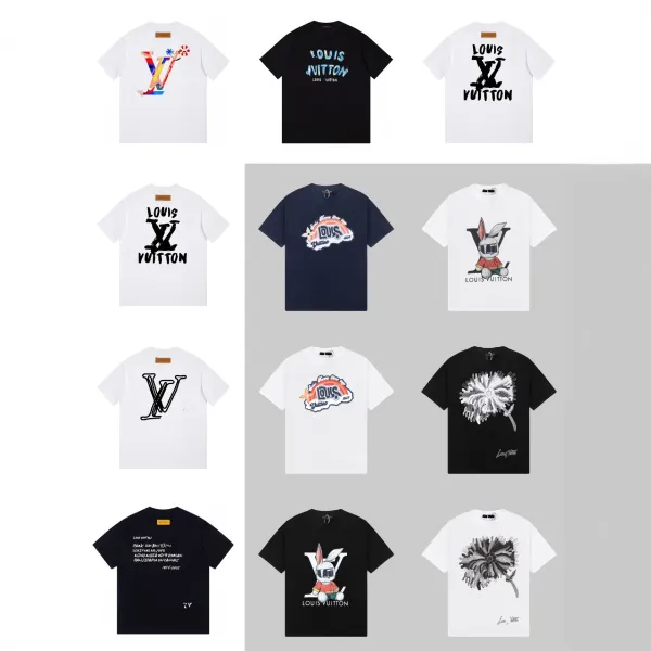 Louis Vuitton Dripping LV Logo Black T-Shirt - 3
