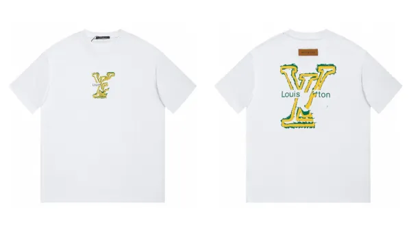 Louis Vuitton Graffiti LV Logo White T-Shirt - 1