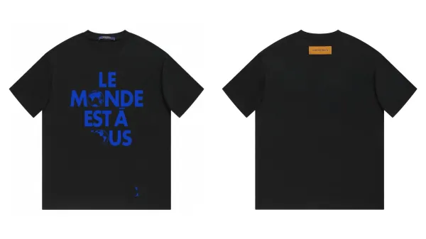 Louis Vuitton Le Monde Est À Nous Black T-Shirt - 1