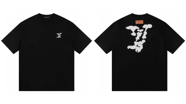 Louis Vuitton Cloud Monogram Black T-Shirt - 1