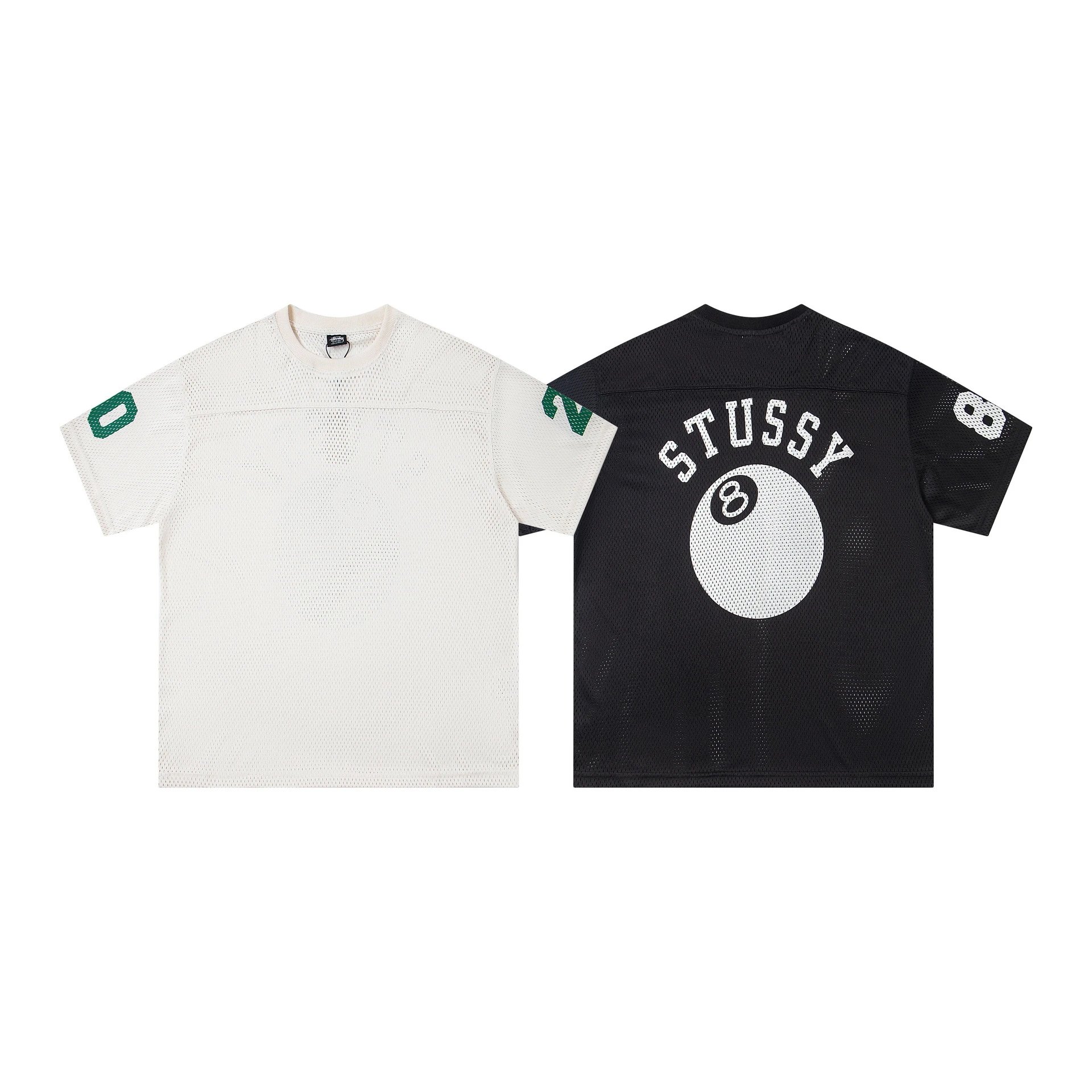 Embroidered loose short sleeved T-shirt men's trendy brand ins casual half sleeved top