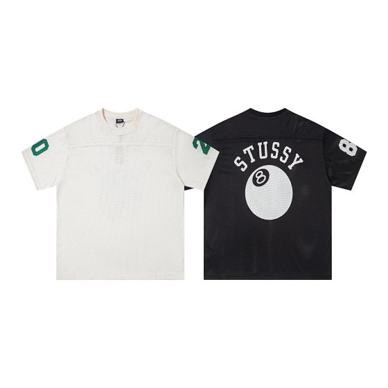 Embroidered loose short sleeved T-shirt men's trendy brand ins casual half sleeved top