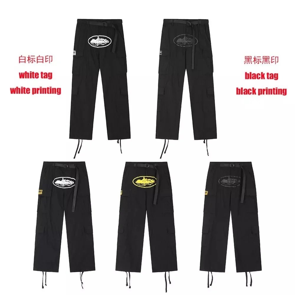 Corteiz Demon Island Print Cargo Pants