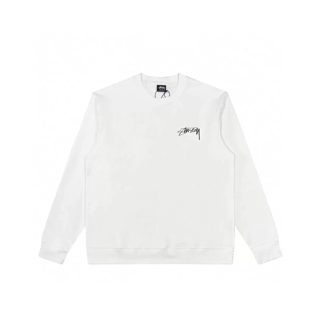 Stussy Logo Print Crewneck Sweatshirt