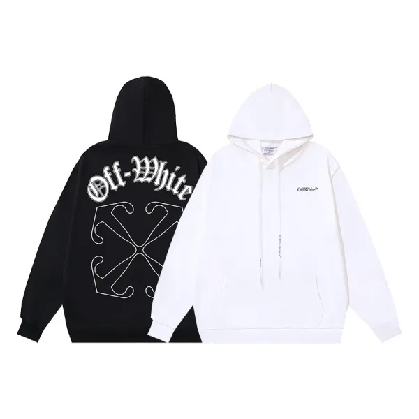 Off-White Industrial Logo Hoodie Black - 28