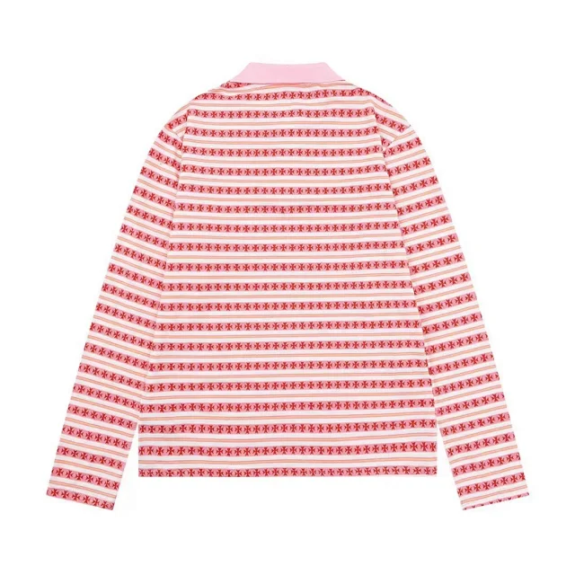 Unbranded Shirts Long-Sleeve Striped Polo Shirt product detail image 4