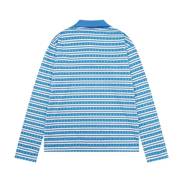 Unbranded Shirts Long-Sleeve Striped Polo Shirt product detail image 10