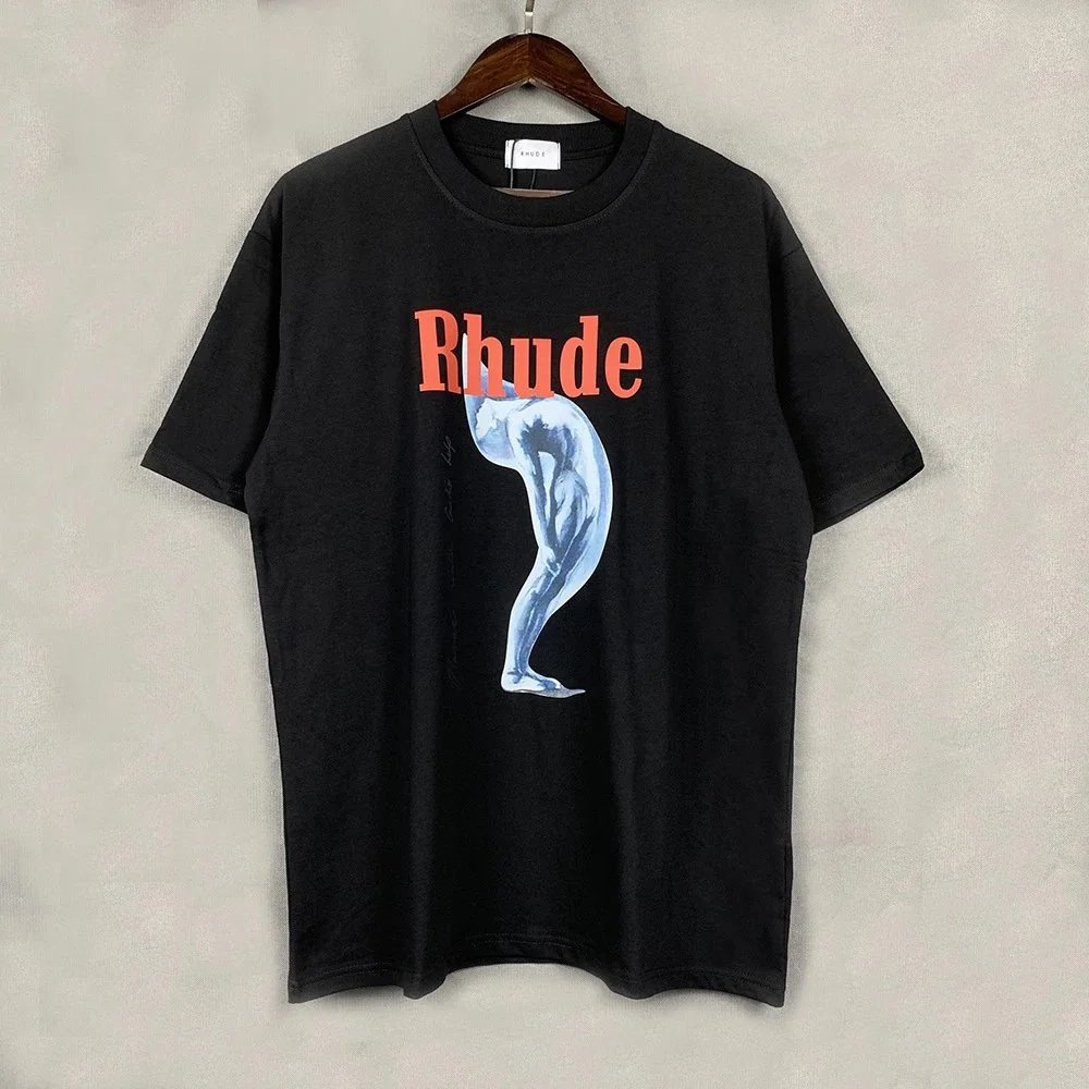 Rhude Print Cotton T-Shirt photo 5
