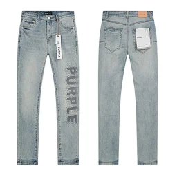 thumbnail for The new ink-splashed American high street small-legged jeans are the same for both men and women