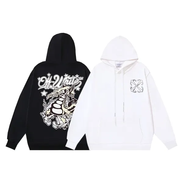 Off-White Industrial Logo Hoodie Black - 17