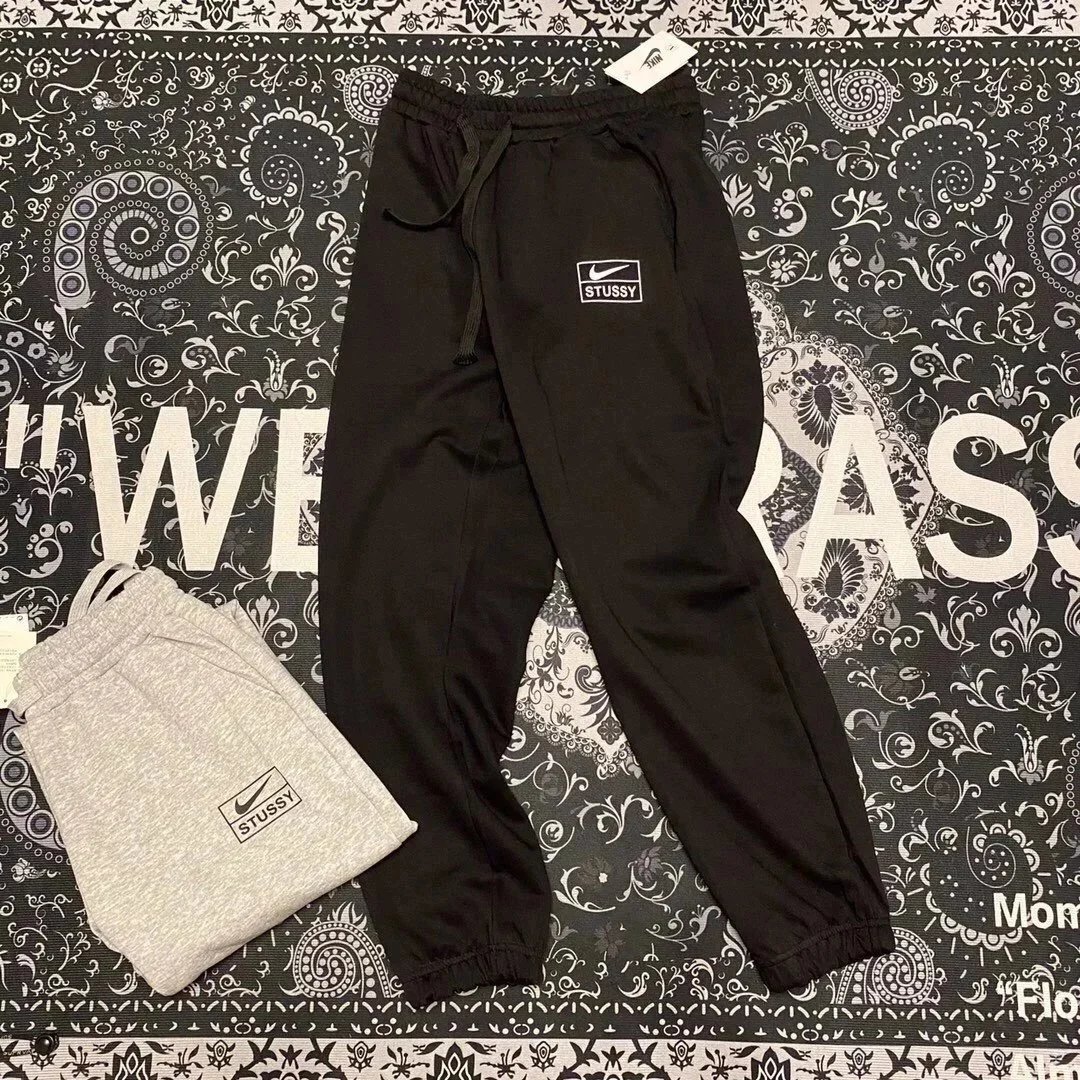 Stussy x Nike Fleece Joggers Black photo 7