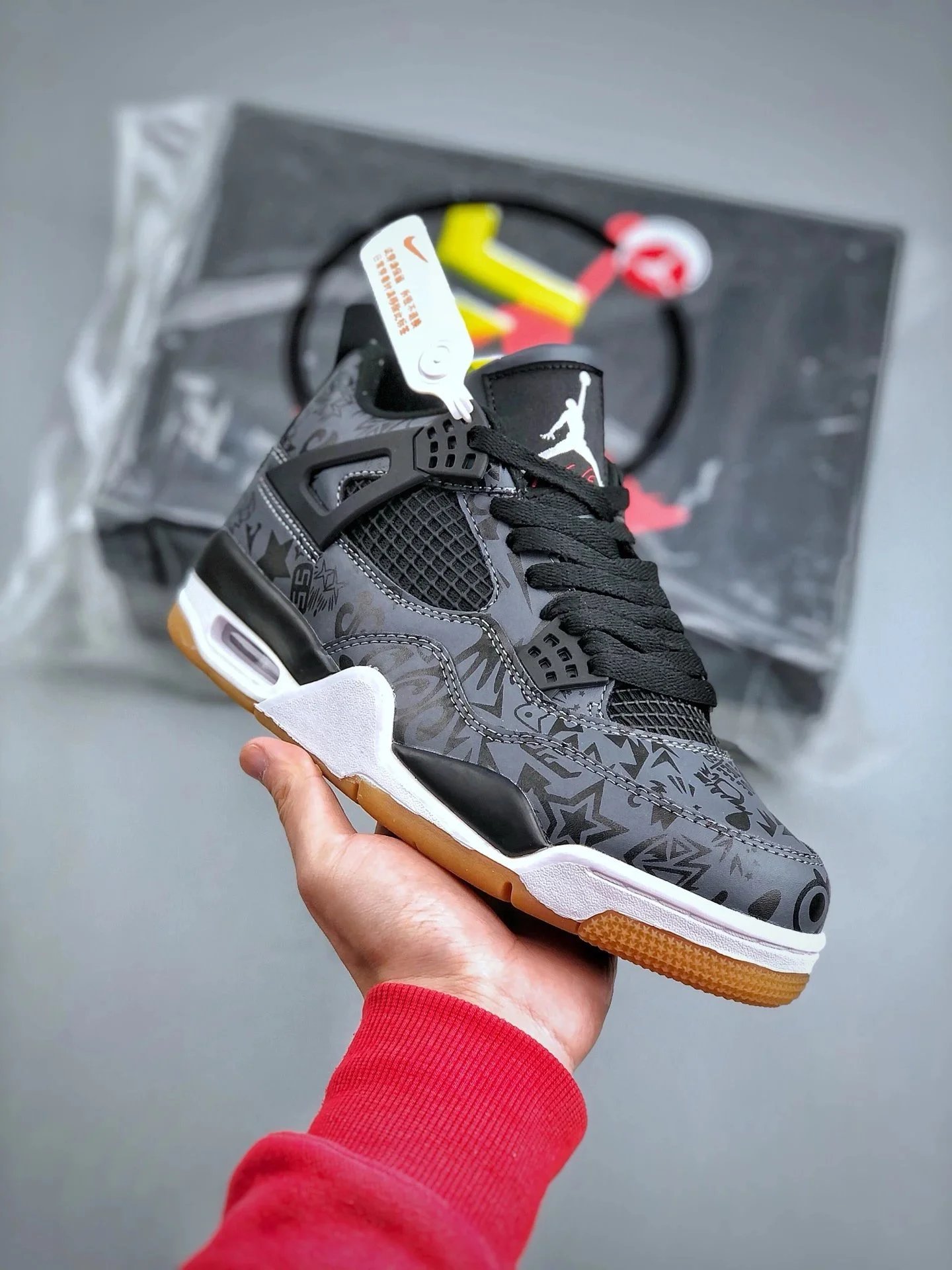 Air Jordan 4 Retro Black Laser