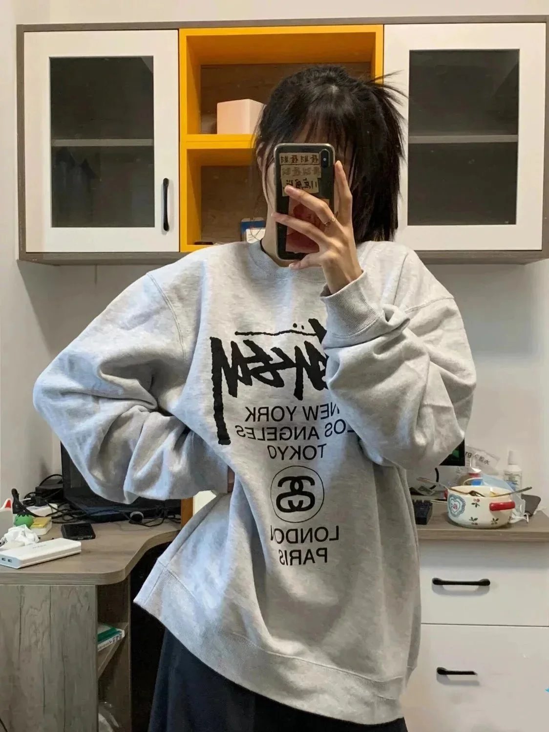 Stussy World Tour Crewneck Sweatshirt