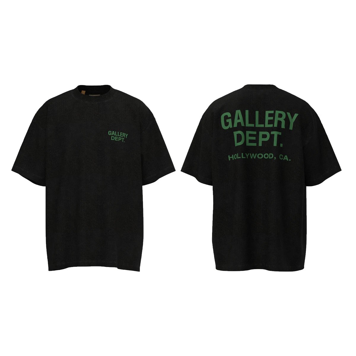 Washed Vintage Gold Letter Print T-Shirt photo 4