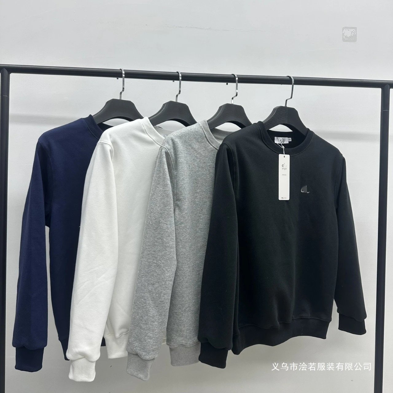 Crew Neck Hoodie Long Sleeve