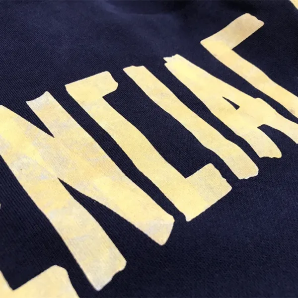 Balenciaga Logo Hoodie Navy - 6