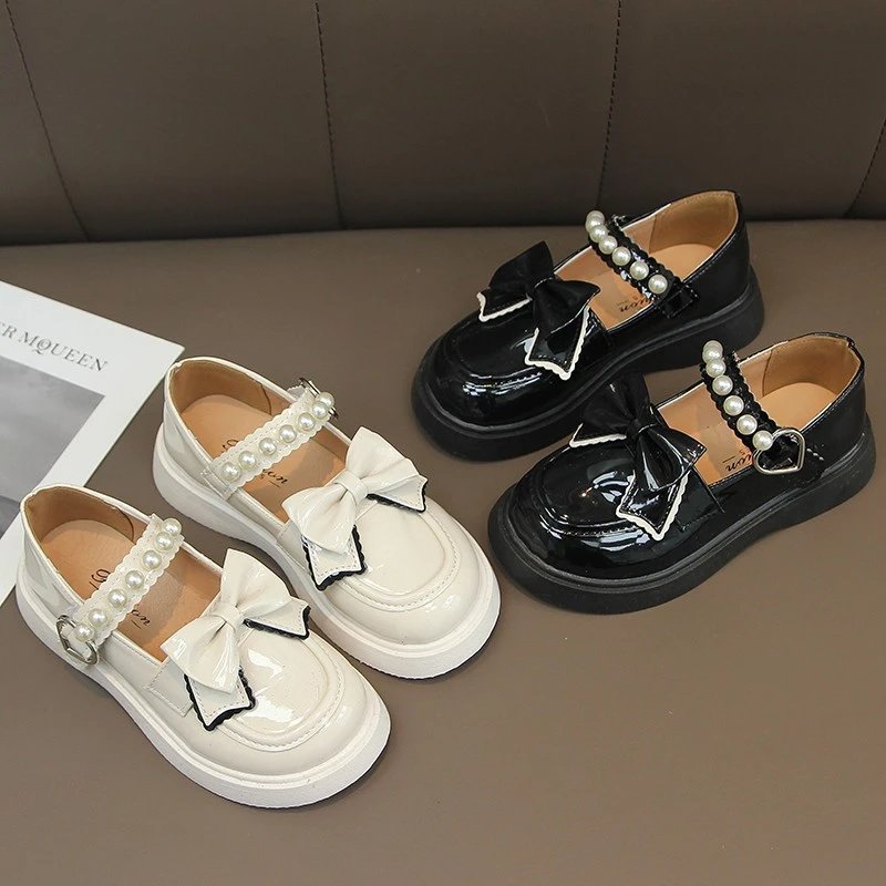 Girls' White Princess Dress Shoes