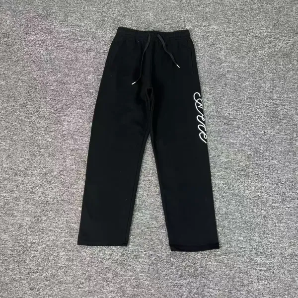 Off-White™ Script Logo Black Sweatpants - 1
