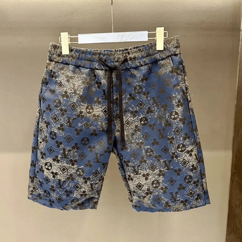 Louis Vuitton Matching Sets Monogram-print short-sleeve T-shirt and drawstring shorts set image 3