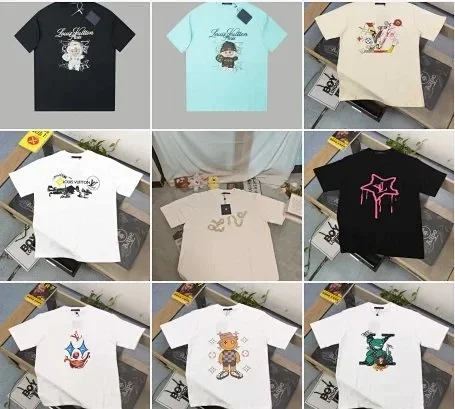 Louis Vuitton T-Shirts Graphic Print Short-Sleeve T-Shirt product detail image 1