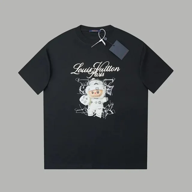 Louis Vuitton T-Shirts Graphic Print Short-Sleeve T-Shirt product detail image 8