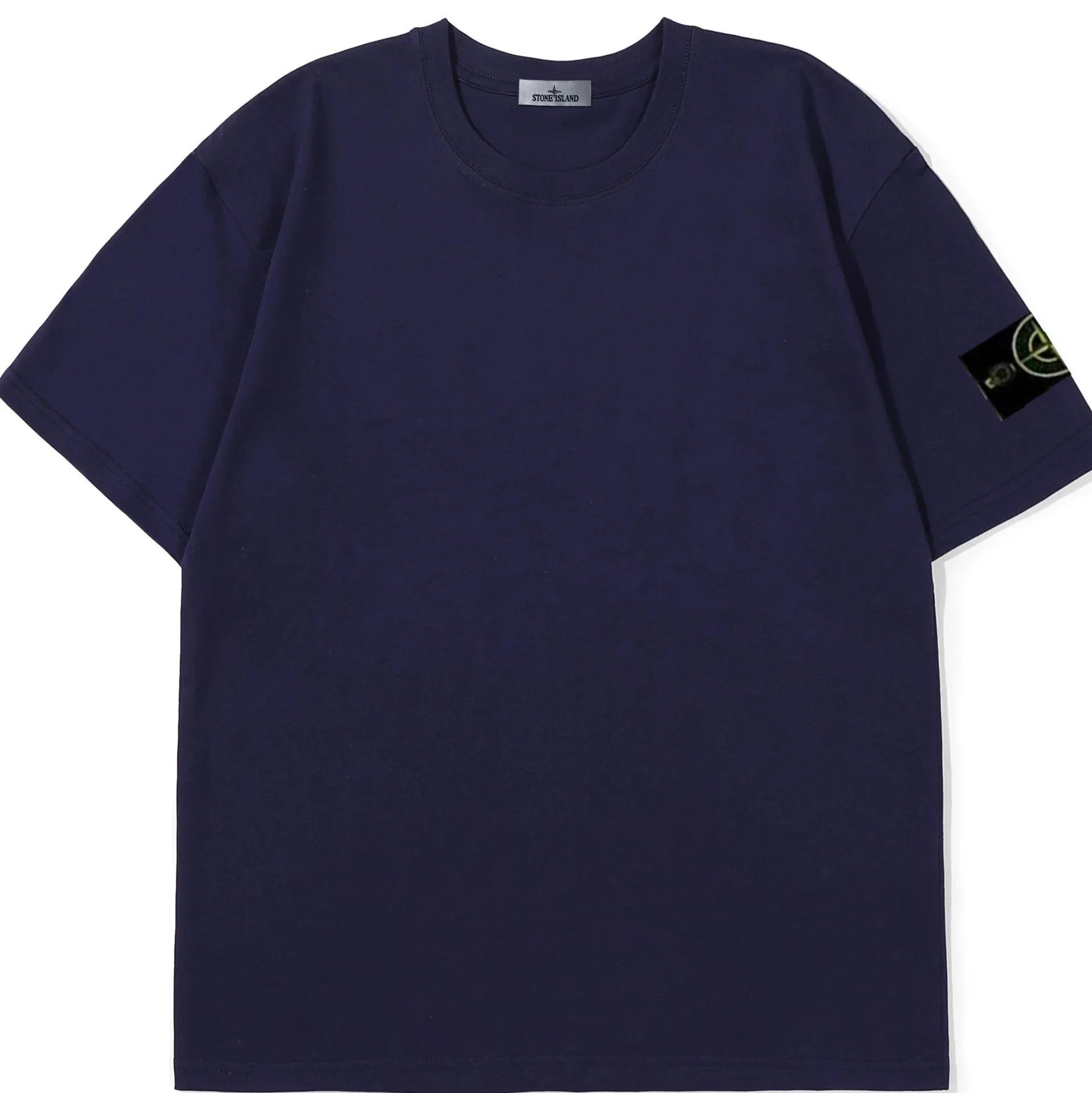 Short sleeved haze blue