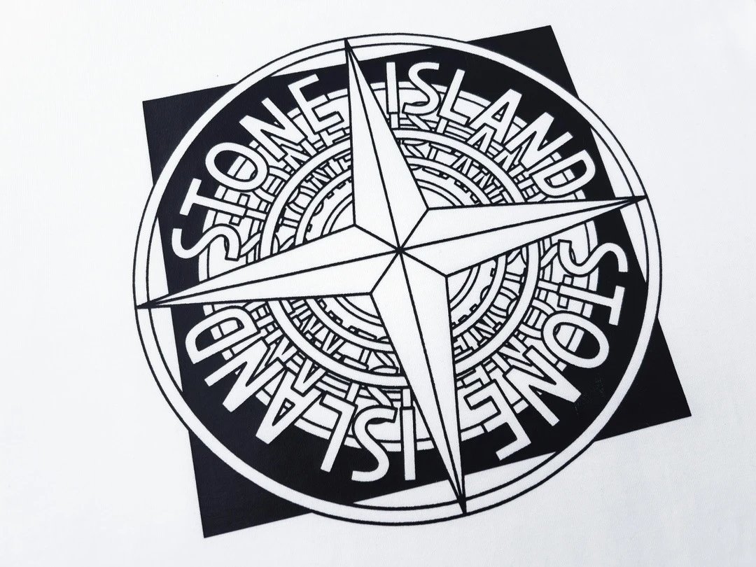 Stone Island Graphic Print Black T-Shirt - 22