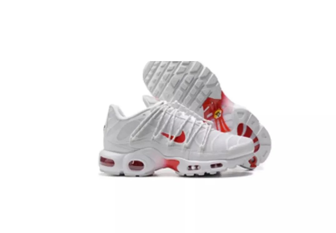 Nike Air Max Plus White Navy Red Sneakers - 32