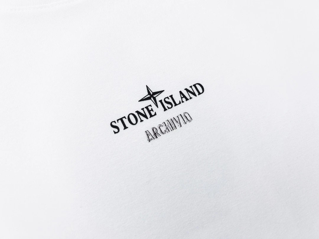 Stone Island Graphic Print Black T-Shirt - 19