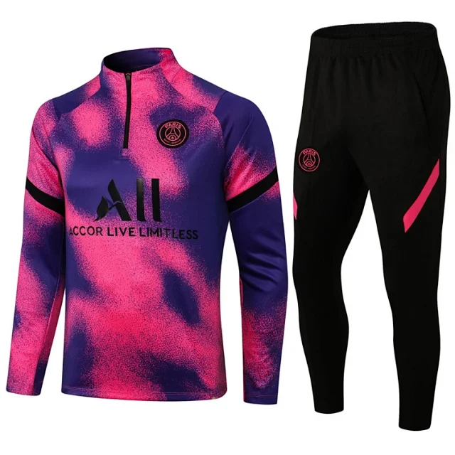 Paris Saint-Germain Tracksuits Long-Sleeve Half-Zip Training Tracksuit Set product detail image 11
