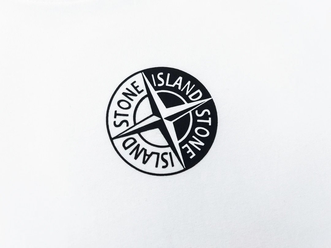 Stone Island Graphic Print Black T-Shirt - 32