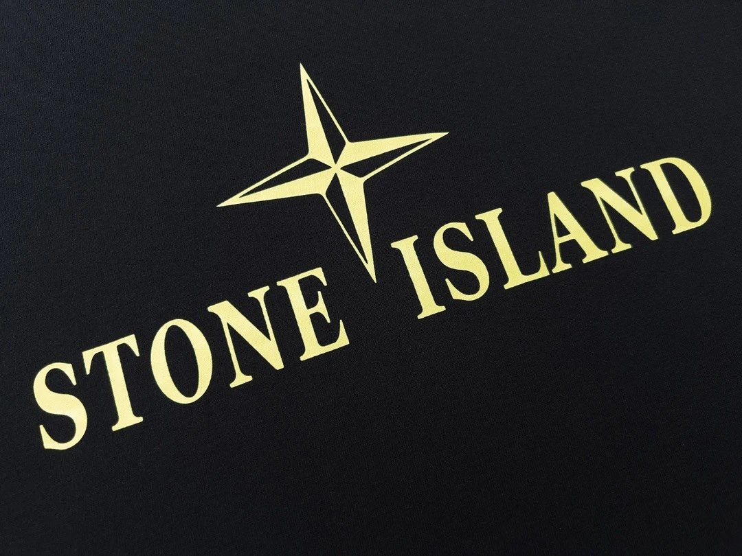 Stone Island Graphic Print Black T-Shirt - 24