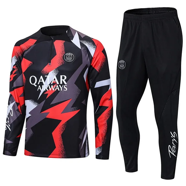 Paris Saint-Germain Tracksuits Long-Sleeve Half-Zip Training Tracksuit Set product detail image 13