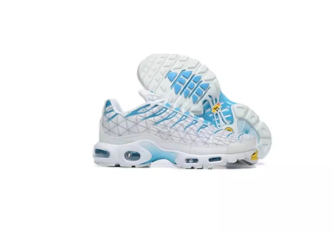 Nike Air Max Plus White Navy Red Sneakers - 18