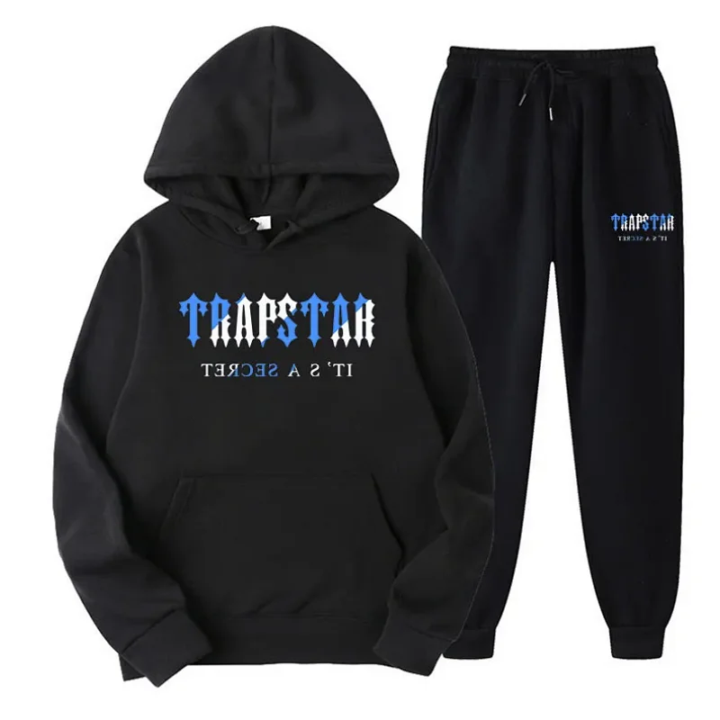 Trapstar Gothic Lettering Hoodie & Sweatpant Set - rep Trapstar