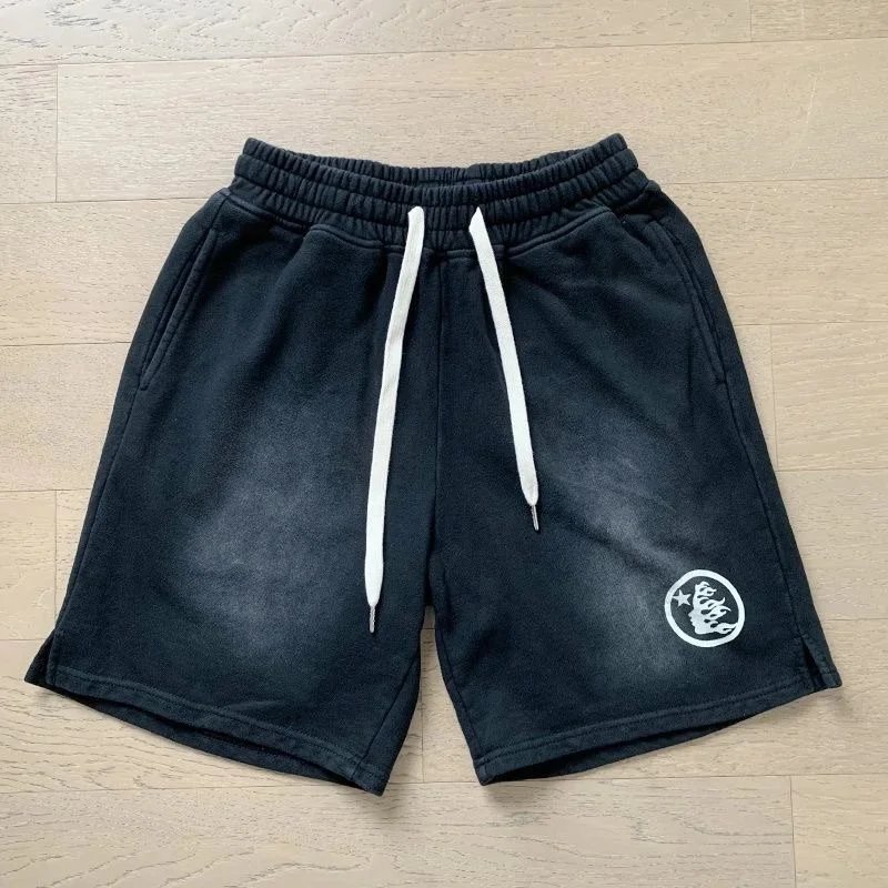 Hellstar The Path to Paradise Black Graphic Shorts - 15