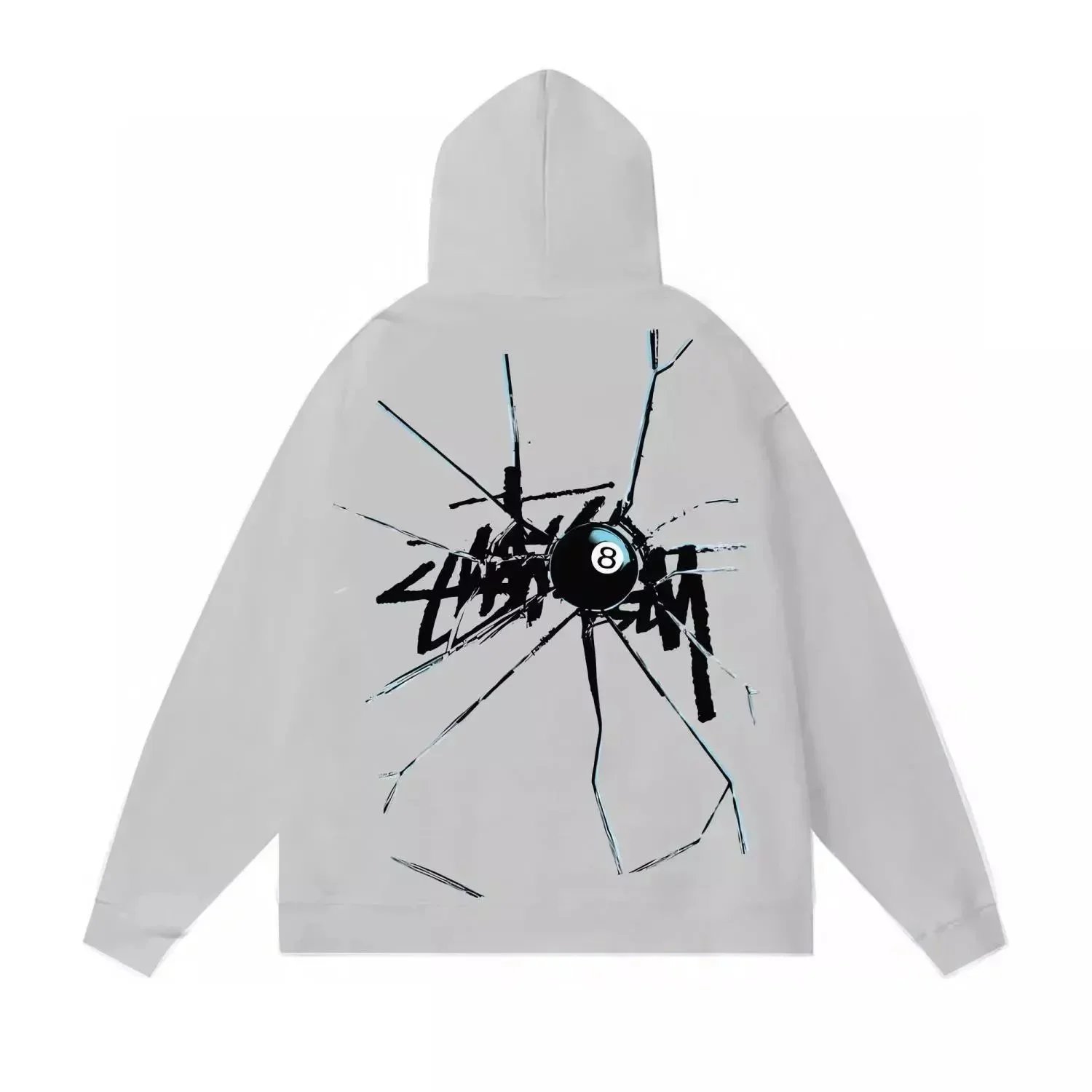 Trendy printed hoodie for men and women