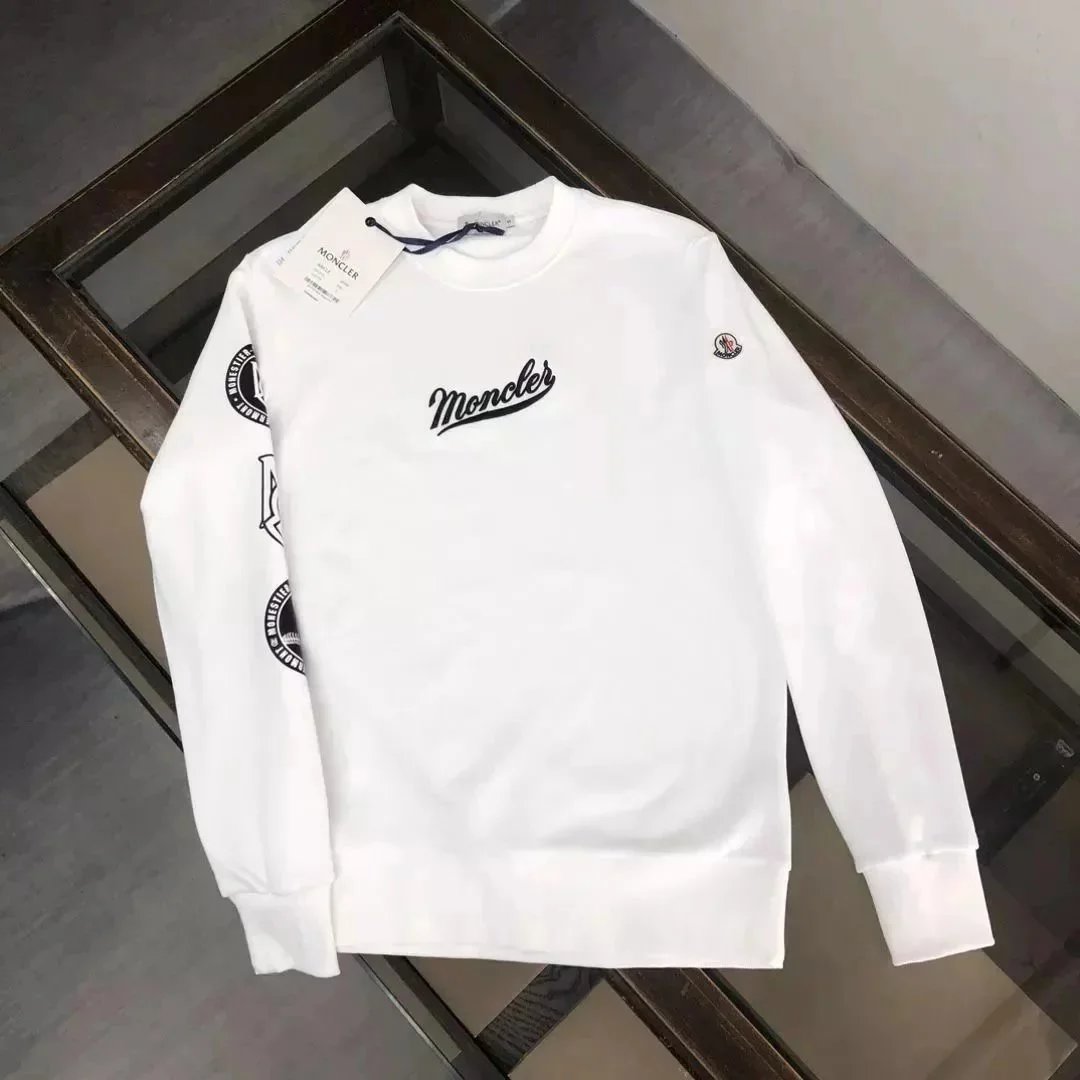 Moncler Moncler Logo Embossed Black Sweatshirt - 12