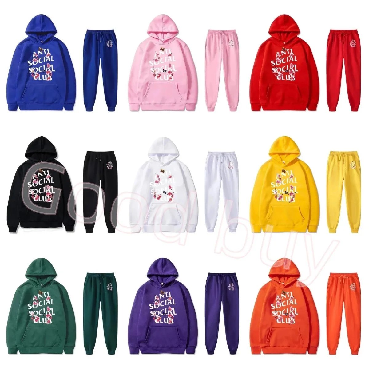 Long-sleeved hooded casual suit 002ph