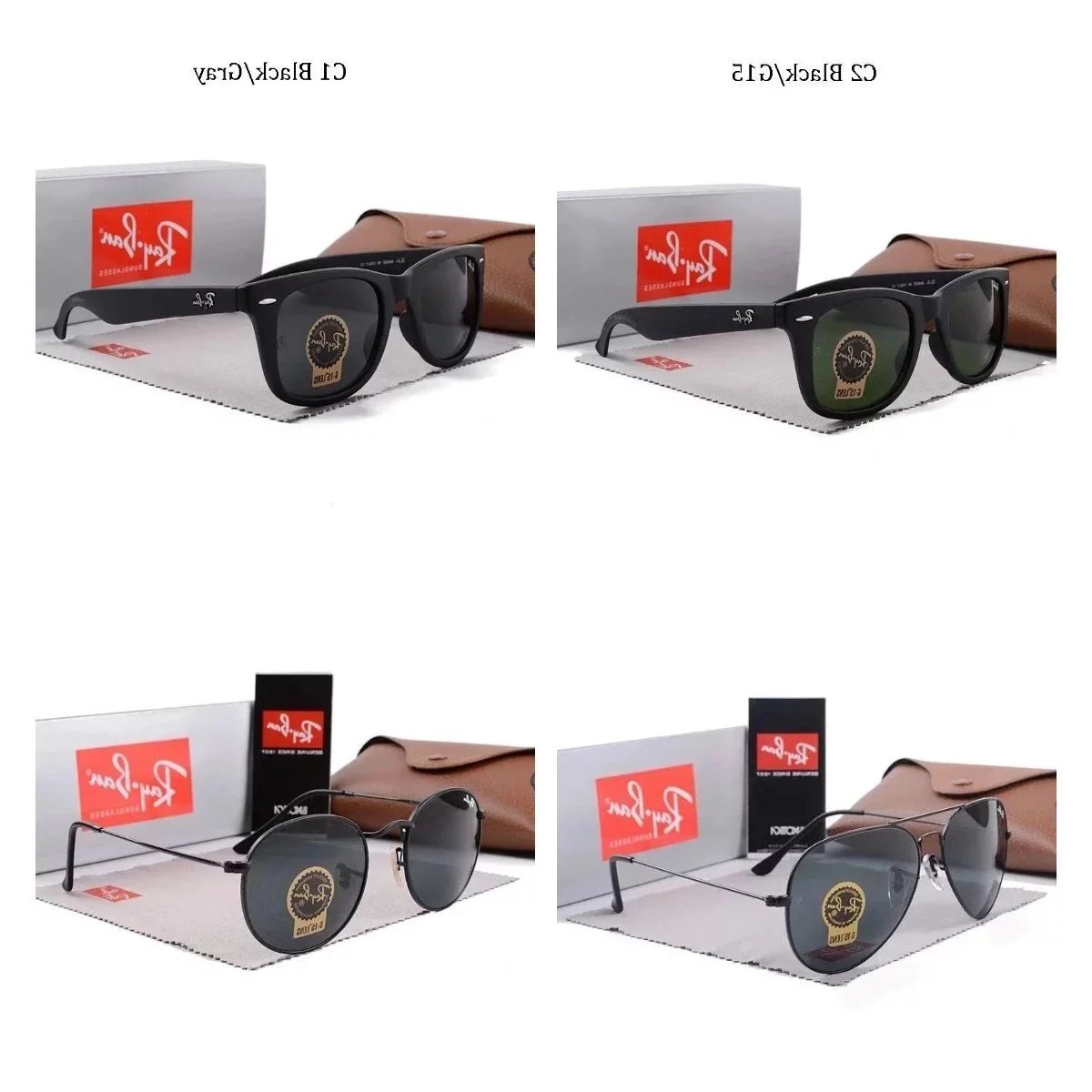 Ray-Ban Wayfarer/Aviator/Round