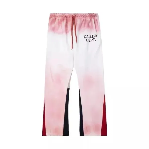 Gallery Dept. Dip-Dye Sweatpants Pink White Red - 1
