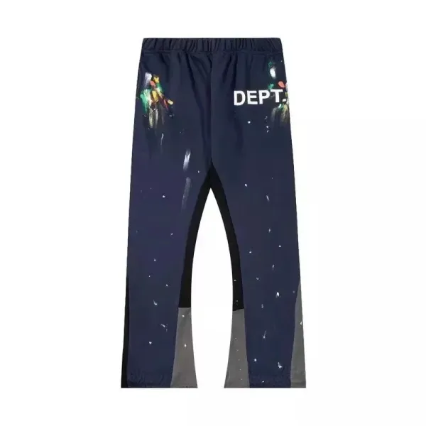 DEPT. Paint Splatter Sweatpants Navy - 1